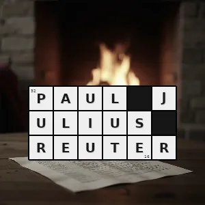 Rozwiązanie krzyżówki: założyciel trzeciej z kolei w europie agencji prasowej - paul julius reuter | hasła, synonimy i podpowiedzi Hasło krzyżówkowe założyciel trzeciej z kolei w europie agencji prasowej - paul julius reuter – rozwiązanie, synonimy, podpowiedzi i definicje krzyżówkowe